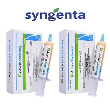 Advion Cockroach Gel Bait 30G Insect Killer Pest Indoor And Outdoor Use Pack Of 2