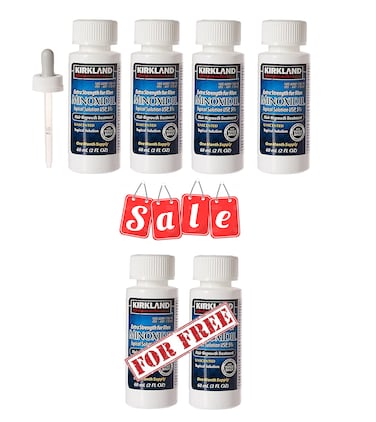MINOXIDIL 5% FOR MEN Buy 4 Get 6 x 60ml Bottles