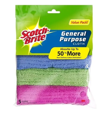 General Purpose Microfiber Cloth Pack (5 Pc.)