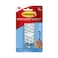 3M Command Adhesive Hook (3.5 x 8.6 cm, Large, Clear)