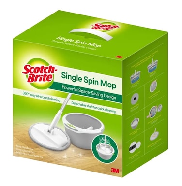 T6 Single Spin Mop &amp; Bucket Set