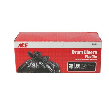 Drum Liner Bags With Flap Tie (208.1 L, 20 pcs)