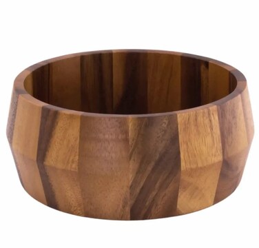 Billi Wooden Salad Bowl (24 x 24 x 10 cm)
