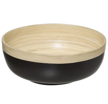 5Five Bamboo Salad Bowl (20 x 8 cm, Coal)
