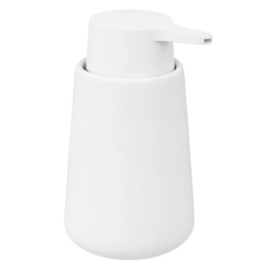 5Five Stoneware Soap Dispenser (8.3 x 14.8 cm, White)