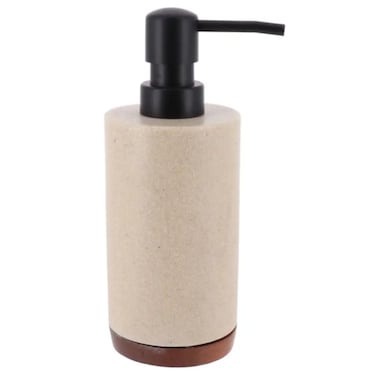 Tendance Polyresin Soap Dispenser (Natural/Acacia, 200 ml)