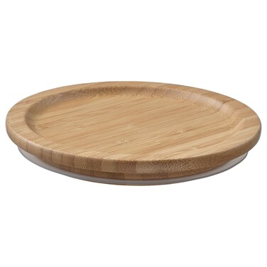 Lid, Round/Bamboo