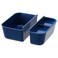 Insert For Food Container, Set Of 2, Dark Blue
