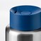 Insulated Travel Mug, Stainless Steel/Dark Blue, 0.7 L