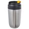 Insulated Travel Mug, Stainless Steel/Black, 35 Cl