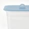 Food Container With Lid, Square Plastic/Silicone, 1.4 L