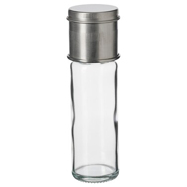 Spice Mill, Clear Glass/Stainless Steel, 15Cm