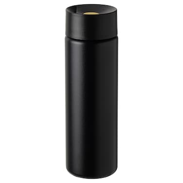 Insulated Travel Mug, Black, 0.4 L