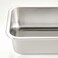 Food Container With Lid, Large Rectangular/Stainless Steel Plastic, 3 L