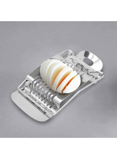 Steel Egg Slicer Slice Up Hard-Boiled Eggs