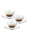 Caffe Latte Cup &amp; Saucer Set 260 Milliliter Set Of 6