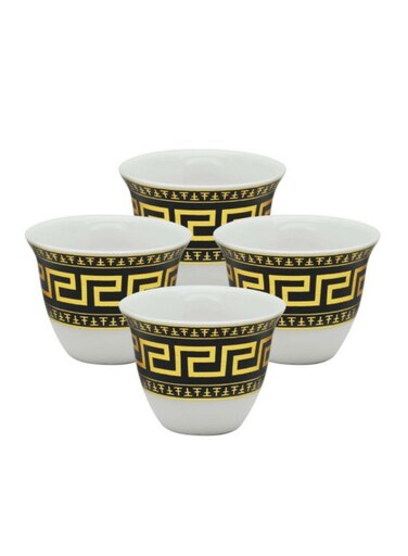 Cawa Cup 4 Pcs Set Style 4 90Ml - Black