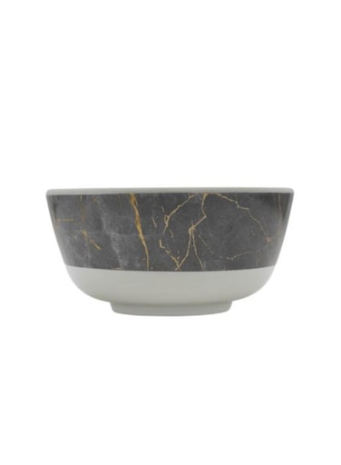 Grey Static Gold Melamine Bowl 4.5