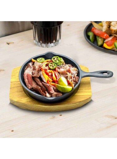Master Mini Round Sizzler Tray Single Handle