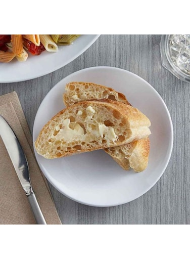 Melamine Side Plate Attractive Shapes White