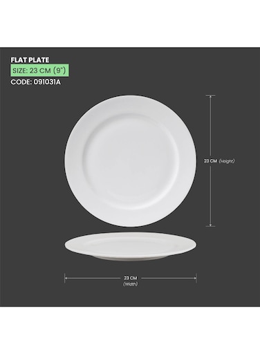 Simple Plus Flat Plate Non Toxic Reusable 23Cm (9")