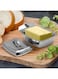 Steel Butter Dish Stylish Brushed Stainless Steel