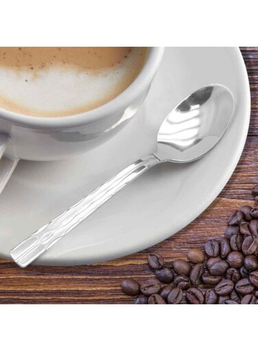 Steel Coffee Spoon Set Made Of Stainless Steel (Set Of 6)