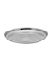 Steel Round Tray Serving Entire Lunch Or Dinner Food