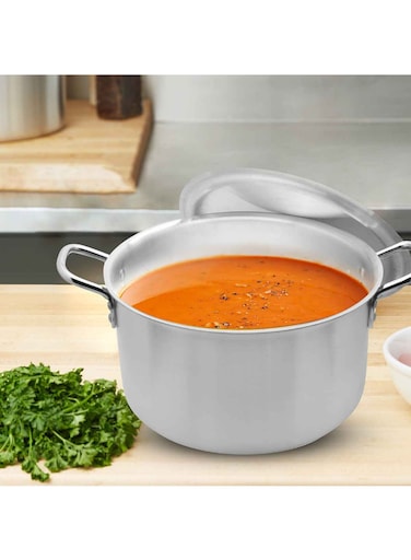 Aluminium Cookware Set Sturdy And Riveted Handles Very Rigid Connection (Set Of 5)