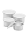 Aluminium Deep Cookware Set With Lids (Set Of 4)