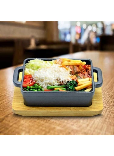 Master Cast Iron Rectangle Casserole With Lid