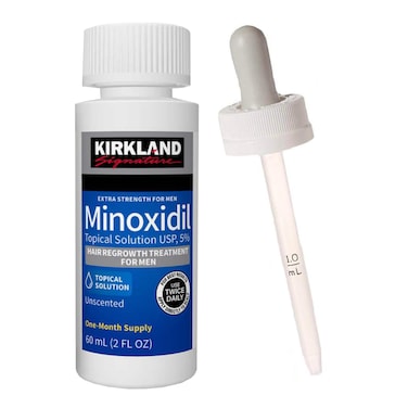 Minoxidil 5% Extra Strength Hair Regrowth Solution &ndash; 60ml Bottles for Rapid, Thicker, and Fuller Hair Growth