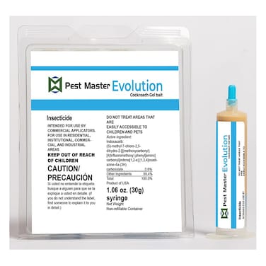 Professional Pest Master Evolution Cockroach Gel Bait Kills Roaches Quickly and Efficiently