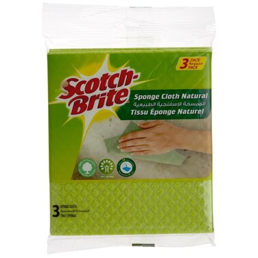 Natural Sponge Cloth (3 Pieces)