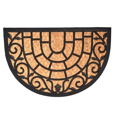 Rubber Half Moon Door Mat (40 x 60 cm)