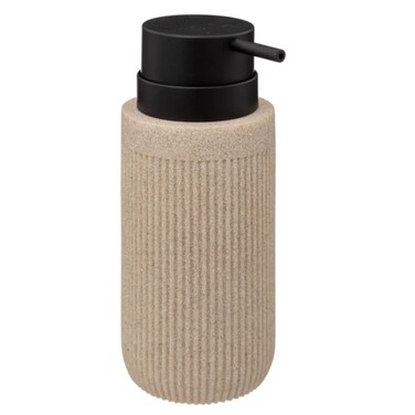 5Five Onyx Polyresin Soap Dispenser (7 x 17.4 cm, Beige)