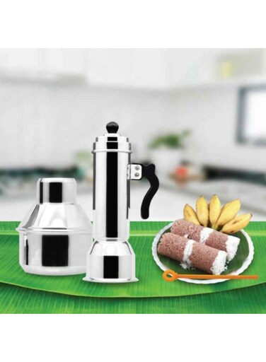 Aluminium Puttu Kutty With Handle Traditional Puttu Maker