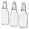 Bottle With Stopper 3 Pack, Clear Glass, 15 Cl