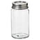 Spice Jar, Clear Glass/Stainless Steel, 6 Cl