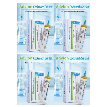 Pack Of 4 Advion Cockroach Roach Insecticide Bait Gel 30G