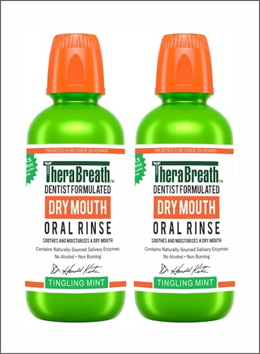Fresh Breath Oral Rinse  Tingling Mint for Lasting Freshness pack Of 2
