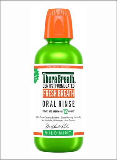 Fresh Breath Oral Rinse  Mild Mint, Single Pack for Gentle Freshness
