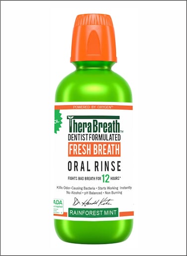 Fresh Breath Oral Rinse  Rainforest Mint, Single Pack for Revitalizing Freshness