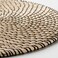Place Mat Seagrass/Black 37cm