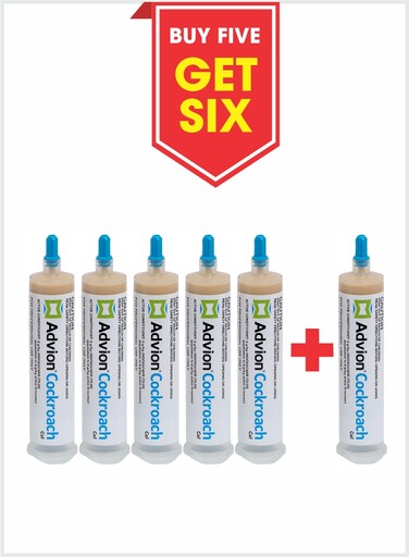Advion Buy 5 Get 6 Cockroach Gel Bait Indoor &amp; Outdoor Use 30g