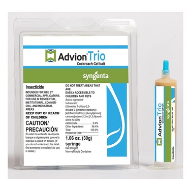 Advion Trio Cockroach Gel Bait - Long-Lasting Roach Control Solution