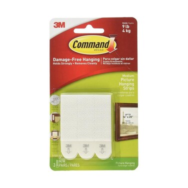 3M Command Picture &amp; Frame Hanging Strips (Set of 3 Medium)
