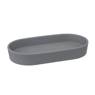 5Five Stoneware Soap Dish (19.3 x 10.6 x 3 cm, Pebble Gray)