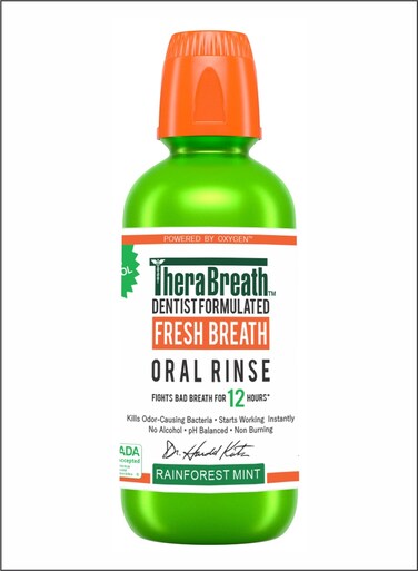Fresh Breath Oral Rinse  Rainforest Mint, Single Pack for Revitalizing Freshness