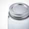 Spice Jar, Clear Glass/Stainless Steel, 6 Cl